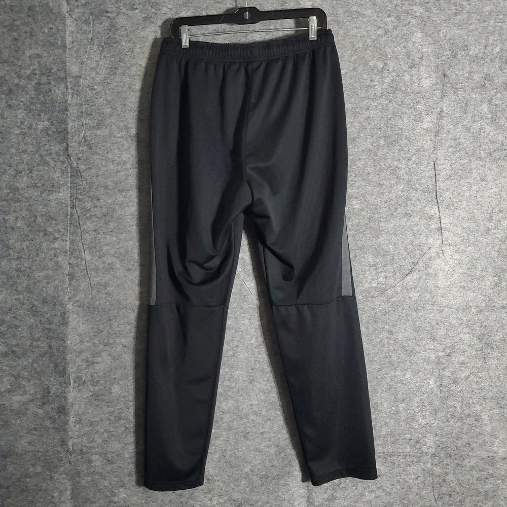 Nike Track Pants Mens XL Black Gray Athletic Joggers Made in Honduras Casual Fit